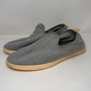Men’s AllBirds Gray Salmon Wool Lounger Soft Slip On Casual Flat Shoe Size 10
